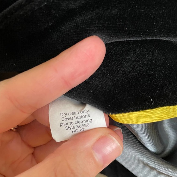 J. Crew Beautiful Velvet Vintage Style Blazer Single Breast Black 2P - Picture 5 of 10